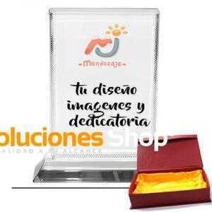 Reconocimiento de Cristal Rectangular Personalizable