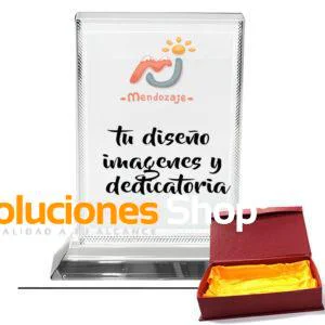 Reconocimiento de Cristal Rectangular Personalizable
