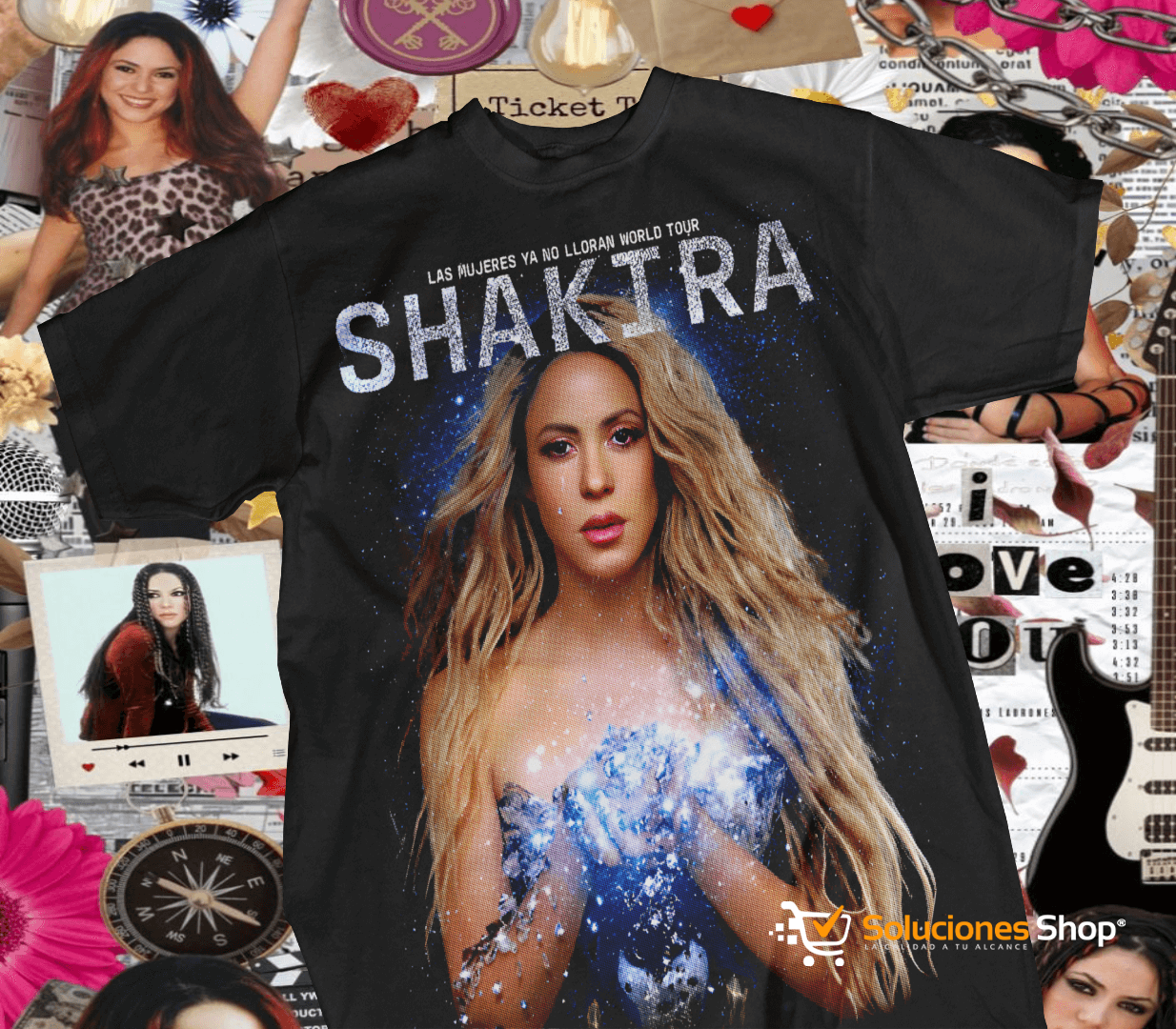 Camisas DTF de Shakira – Colección Las mujeres ya no lloran (25 plantillas exclusivas) (4) camisas DTF Shakira, Las mujeres ya no lloran, ropa personalizada Shakira, frases Shakira, camisetas DTF mujer empoderada, diseños DTF exclusivos, moda urbana Shakira