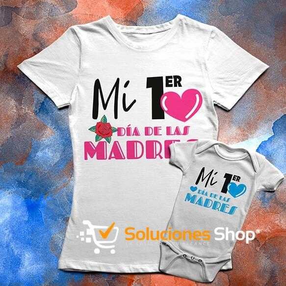 Camiseta personalizada Mi Primer Día como Mamá – Diseño único y emotivo