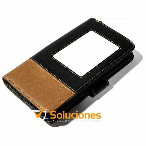 Cartera de Cuero Marrón Personalizable – Billetera Grande de Cuero Sintético (2) Cartera de Cuero Marrón Personalizable – Billetera Grande de Cuero Sintético