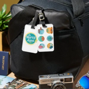Etiquetas de equipaje duraderas Identificadores de nombre para maletas y bolsas de viaje