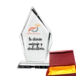 PLACA DE RECONOCIMIENTO CRISTAL