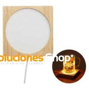 Set de Jarra Personalizada 16oz + Base de Luz LED 10x10cm - Sublimación o DTF UV