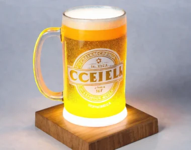 Set de Jarra Personalizada 16oz + Base de Luz LED 10x10cm - Sublimación o DTF UV