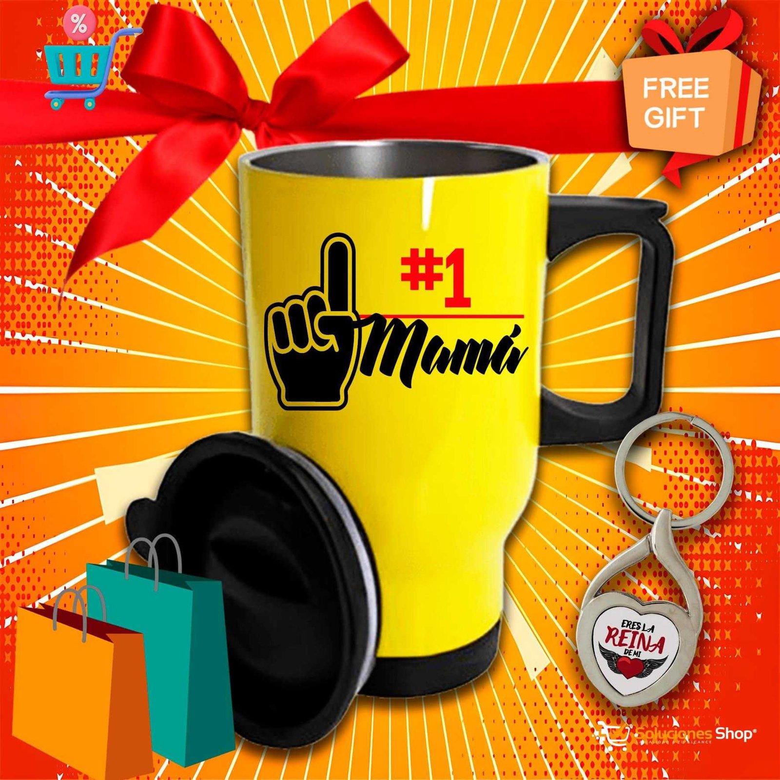 Vaso Viajero Para Carro Personalizado | Regalo Gratis