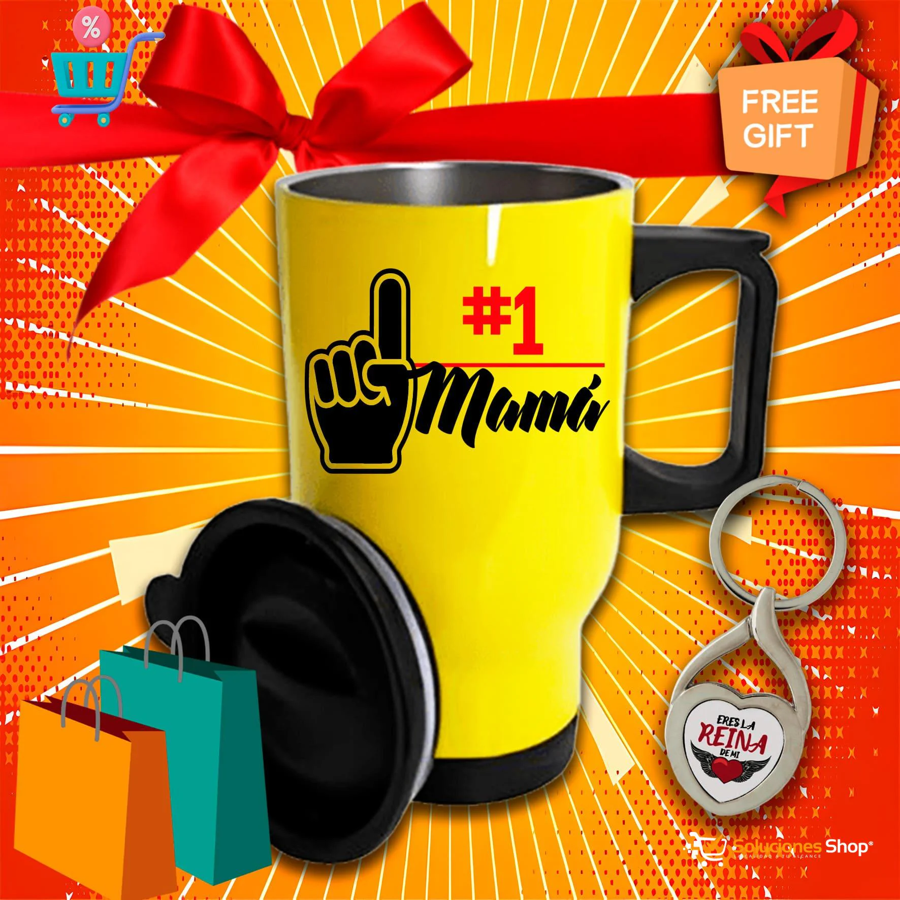 Vaso Viajero Para Carro Personalizado | Regalo Gratis