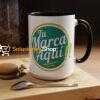 Taza personalizada 15 oz con fondo y asa de color Regalos ideales para fiestas y eventos