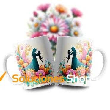 🧾 Taza personalizada con golosinas para el Día de la Madre