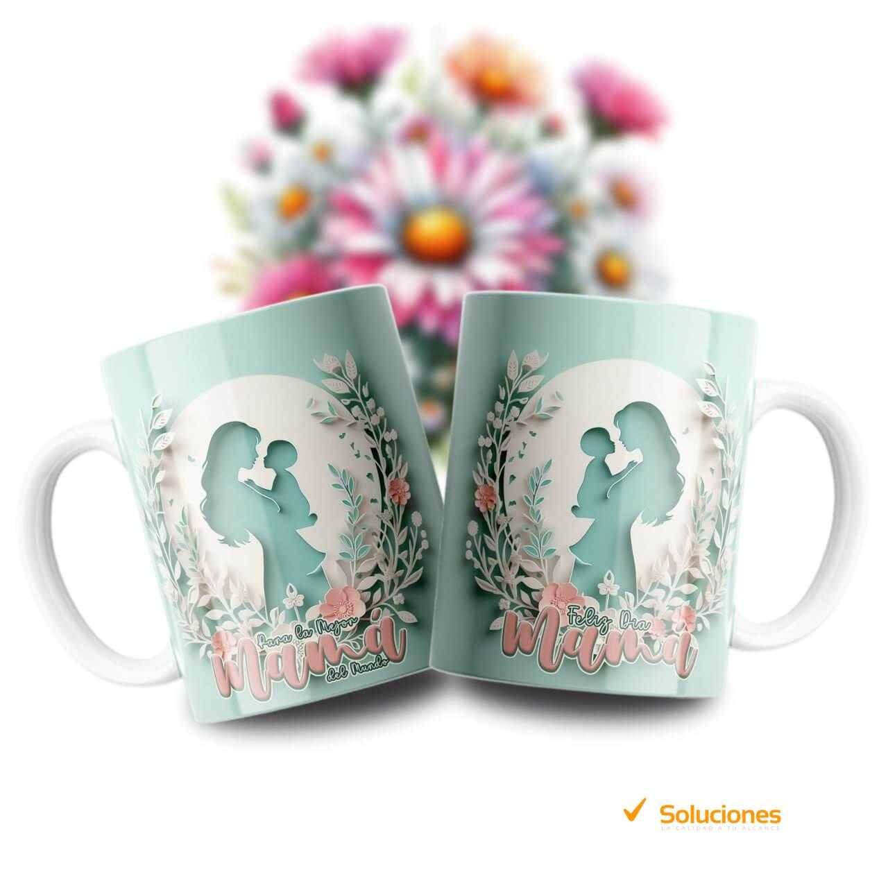 Tazas Mamá 3D con personalizado – 8 diseños únicos (8) Tazas Mamá 3D con personalizado – 8 diseños únicos (8)