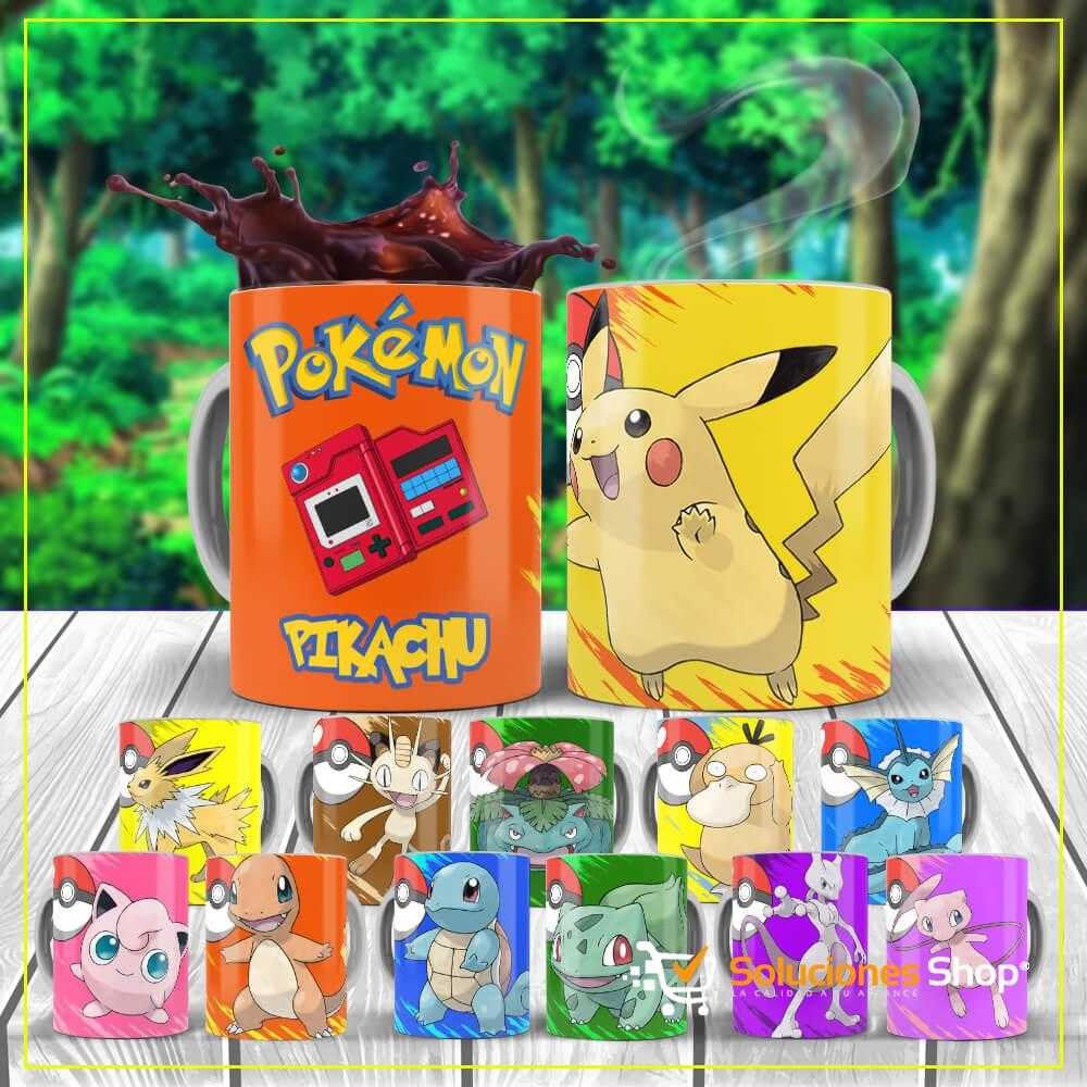 Tazas Pokémon personalizadas | 15 plantillas mágicas y clásicas Tazas Pokémon personalizadas | 15 plantillas mágicas y clásicas