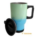 jarro viajero personalizado, termo personalizado, jarro térmico con diseño, regalo personalizado Costa Rica, termo con logo, jarro con frase