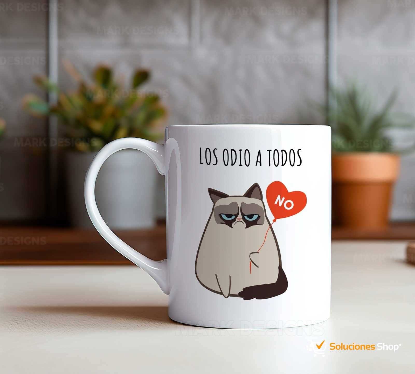 gatitos, taza personalizada, frases graciosas, regalos con gatos, amantes de gatos, taza con nombre, café y gatos
