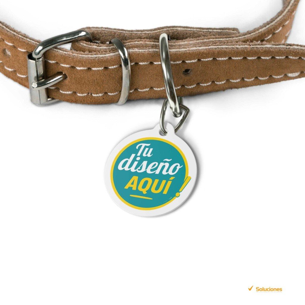 Placa de identificación personalizada para mascotas – Diseño divertido y funcional para perros y gatos
