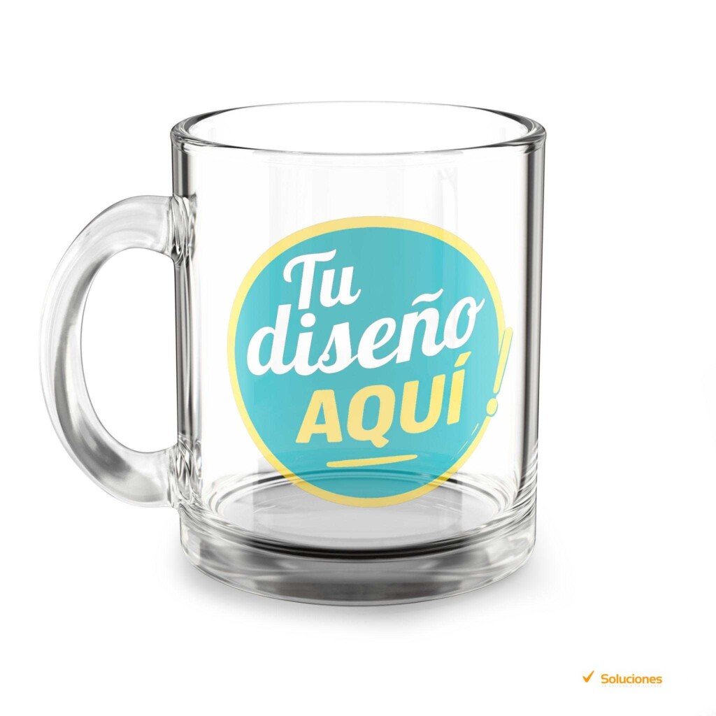 Vaso de Vidrio Personalizado 10oz – Con tu Diseño o Logo