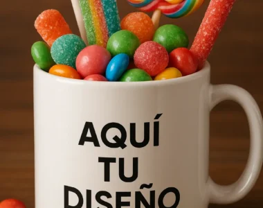 Tazas Personalizadas con Golosinas, Ideal para Regalar a Estudiantes o Profesores
