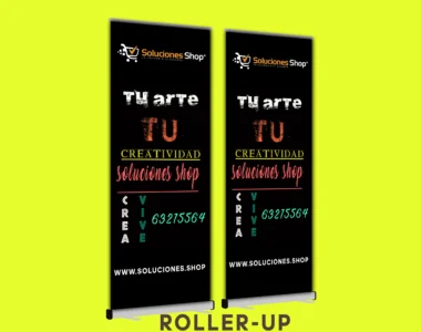 Roller Up Personalizado – Exhibidor Retráctil de Aluminio Diseño a Tu Medida