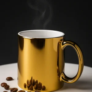 Taza Espejo Dorada o Plata ✨ | Personalizada a Tu Gusto | Elegancia Premium