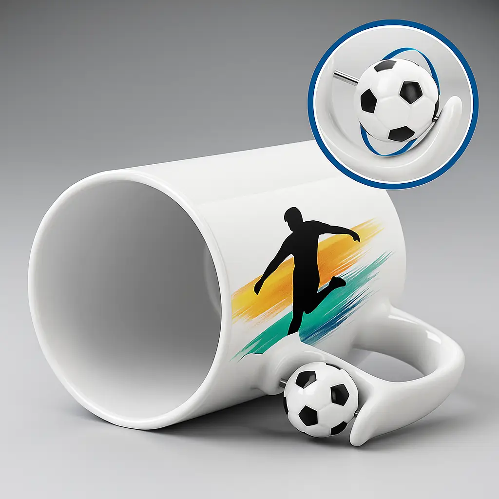 Taza con Bola de Fútbol ⚽ | Personalizada a Tu Gusto | Regalo Original Taza con Bola de Fútbol ⚽ | Personalizada a Tu Gusto | Regalo Original