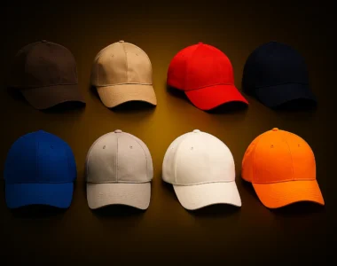 Gorra personalizada lisa negra con diseño exclusivo en DTF