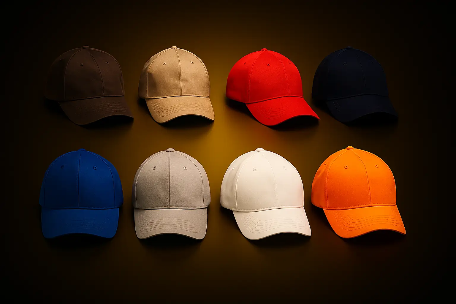 Gorra personalizada lisa negra con diseño exclusivo en DTF