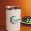 Taza Térmica 400ml Sin Asa 🚫 Anti-Derrames + Diseño Personalizado