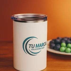 Taza Térmica 400ml Sin Asa 🚫 Anti-Derrames + Diseño Personalizado