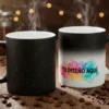 Taza Mágica Glitter 11 oz. Personalizada: ¡Tu Foto Brilla con Lujo!