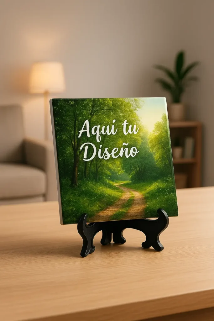 Azulejo Decorativo Personalizado con Base Incluida Tu Foto o Diseño