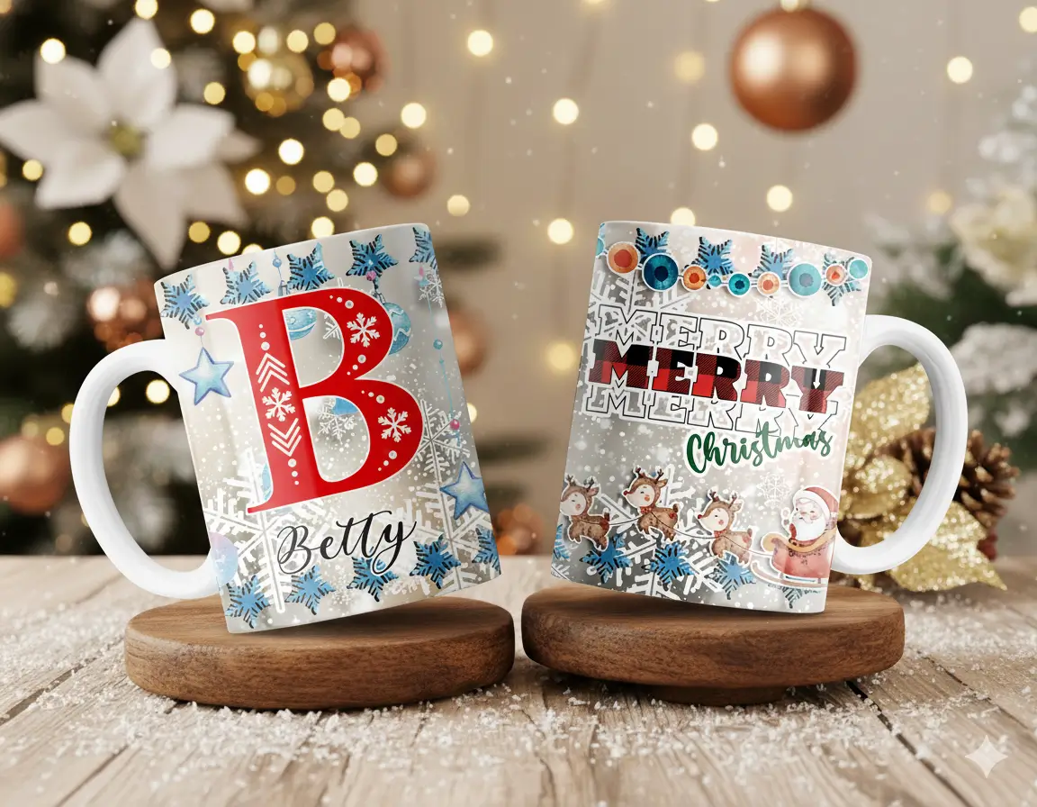 Tazas Abecedario Navideño 🎄 | Con o Sin Golosinas | Personalizadas con Tu Nombre Tazas Abecedario Navideño 🎄 | Con o Sin Golosinas | Personalizadas con Tu Nombre