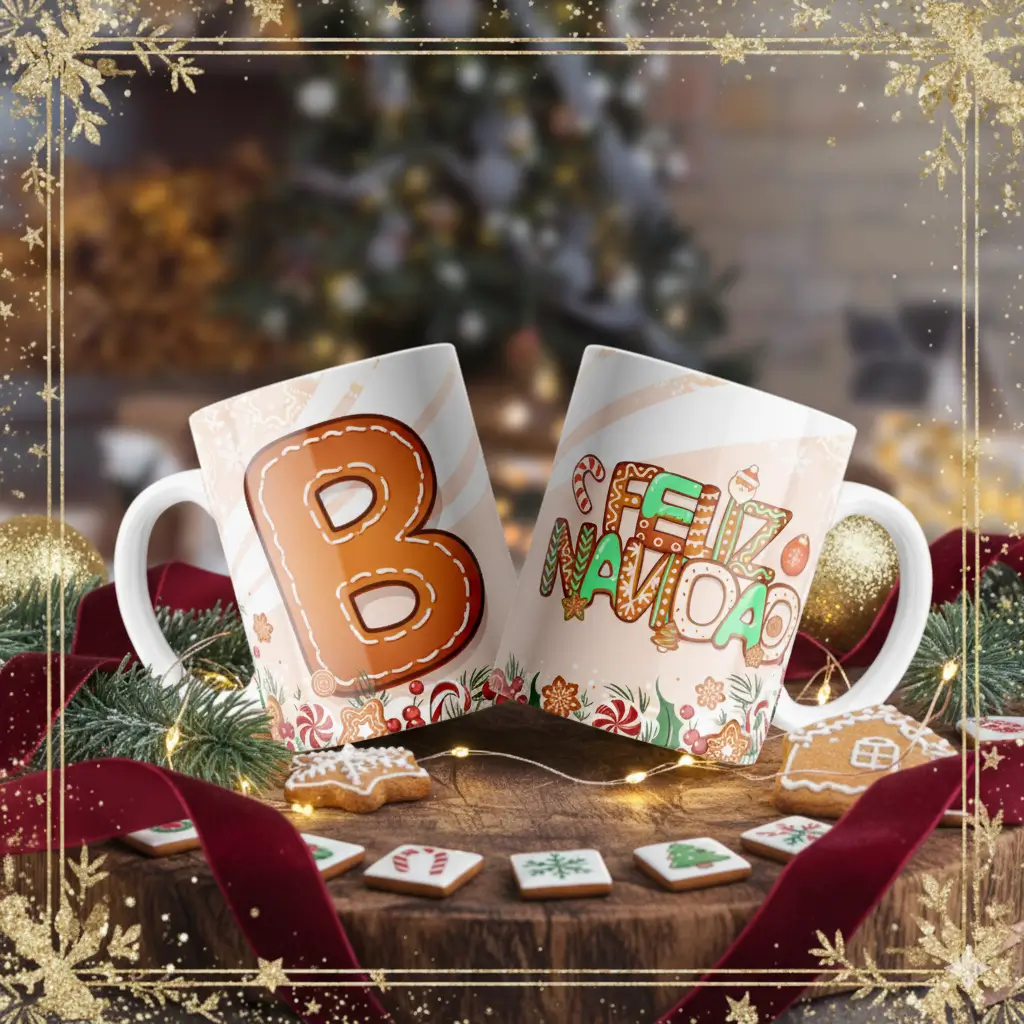 Tazas Abecedario Navideño 🎄 | Nuevo Diseño | Personalizadas con Tu Nombre Tazas Abecedario Navideño 🎄 | Nuevo Diseño | Personalizadas con Tu Nombre