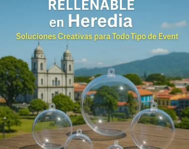 Bolas Transparentes Rellenables en Heredia: Decoración Premium y Creatividad para Navidad, Eventos y Emprendimientos