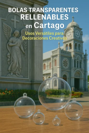 Bolas Transparentes Rellenables en Cartago: Decoración Creativa, Tradición y Estilo para Eventos y Navidad en Costa Rica