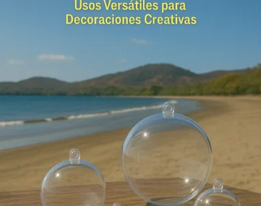 Bolas Transparentes Rellenables en Guanacaste: Decoración Tropical, Playera y Artesanal para Hogares, Hoteles y Eventos