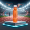 Botella Deportiva Premium 590ml (Plástico de Alta Resistencia y Acero Inoxidable)