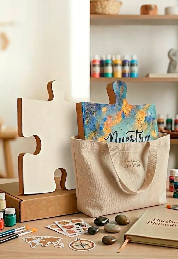 Marco Puzzle de Madera MDF Personalizable (22 x 22 cm) – Calidad Soluciones Shop