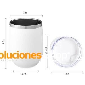 Coctelera Térmica 12oz – Doble Pared de Acero Inoxidable 304