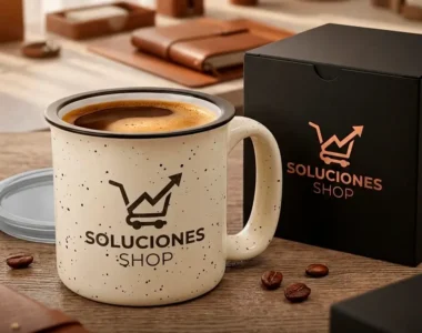 Taza Enlozada Vintage Personalizada – Premium Premium (Estilo Peltre)