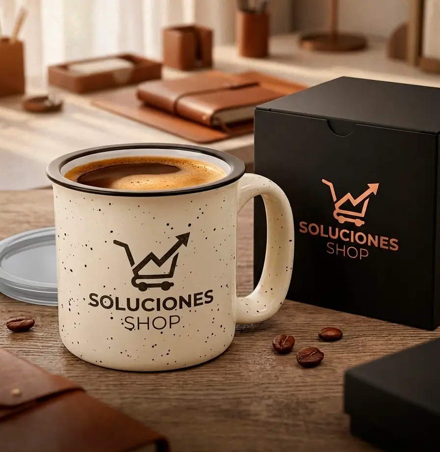 Taza Enlozada Vintage Personalizada – Premium Premium (Estilo Peltre)