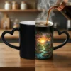 Mug Mágico de Corazón Taza Sensible al Calor Soluciones Shop