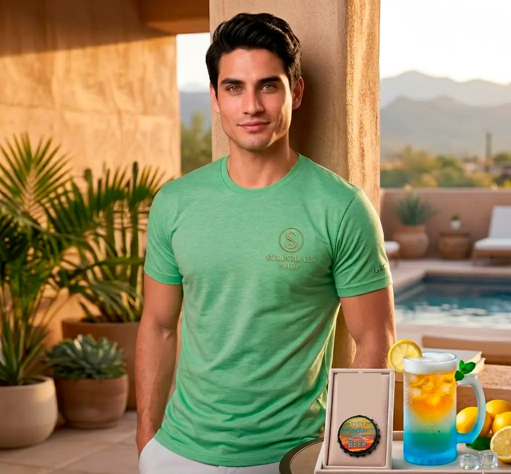 Kit Promocional Personalizado al Gusto | Camisa, Jarra Cervecera y Abrebotellas Chapa
