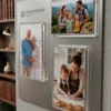 marcos magneticos para refrigerador, portafotos para nevera pack 3, regalos personalizados costa rica, marcos de acrilico con iman.