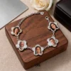 Pack de 2 Pulseras de Flores Personalizables al Gusto