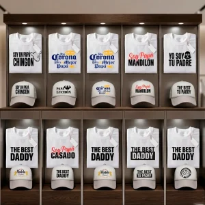 Combo Camiseta y Gorra Personalizada - Regalo Día del Padre