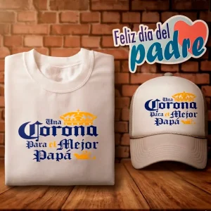 Combo Camiseta y Gorra Personalizada - Regalo Día del Padre