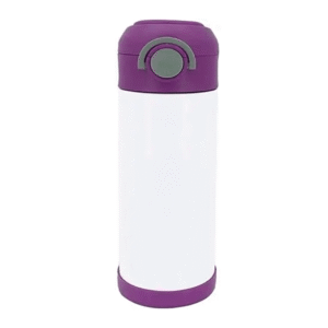 Botella Térmica Infantil 12oz con Botón Antiderrames | Colores