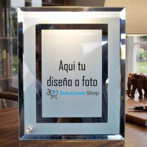 Portarretrato de Cristal Personalizado con tu foto favorita