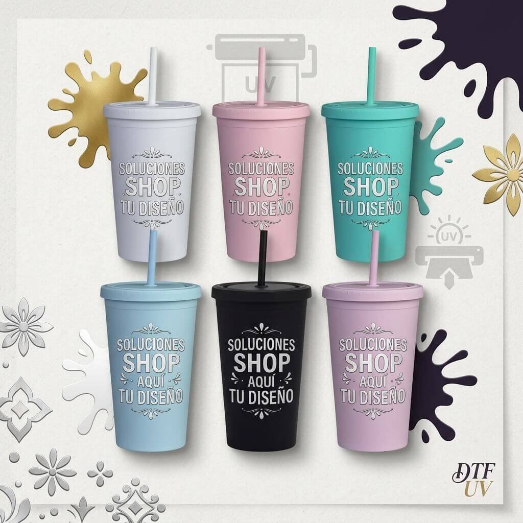 Vaso Plástico Acrílico Mate Pastel 16oz (Libre de BPA)