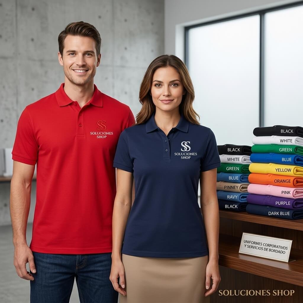 Camisa Tipo Polo Dry-Fit YIT Personalizada Uniformes y Bordado Corporativo
