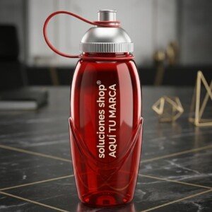 Botella Plástica Translúcida 725 ml con Chupón e Imperdible